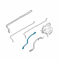 OEM 2007 Nissan Quest Pipe - Cooler Diagram - 92470-ZE60A