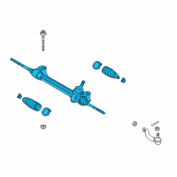 OEM 2015 Lexus NX200t Rack and Pinions Diagram - 4551042170