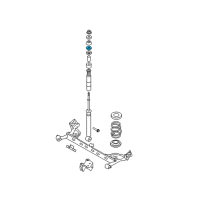 OEM 2007 Nissan Versa Bush-Rear Shock Absorber Diagram - 56217-AX000