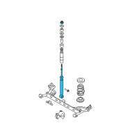 OEM 2014 Nissan Cube ABSORBER Kit-Shock, Rear Diagram - E6B10-1FC0C