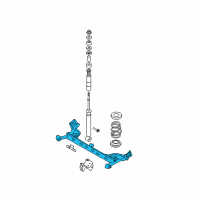 OEM 2013 Nissan Cube Beam Complete-Rear Suspension Diagram - 55501-1FC0B