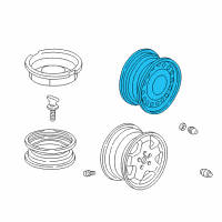 OEM 2004 Honda Odyssey Disk, Wheel (16X6 1/2Jj) Diagram - 42700-S0X-A01