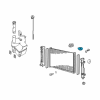 OEM 2006 Pontiac GTO Cap Asm-Radiator Filler Diagram - 92177005