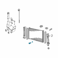 OEM Pontiac GTO Plug, Radiator Drain Diagram - 92147978