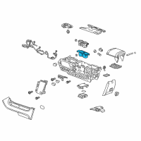 OEM Chevrolet Malibu Cup Holder Diagram - 20999314