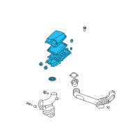 OEM Pontiac G6 Housing Asm-Air Cleaner Diagram - 15908465