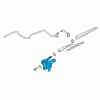 OEM 2019 GMC Terrain Rear Motor Diagram - 84396603