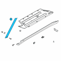 OEM 2021 Kia Soul GARNISH Assembly-Delta R Diagram - 86260K0000