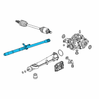 OEM 2020 Chevrolet Equinox Propeller Shaft Assembly Diagram - 84139112