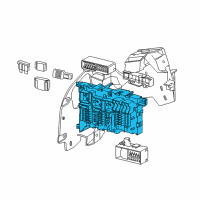 OEM 2020 BMW X1 Power Distribution Box Diagram - 61-14-9-360-501