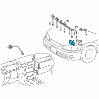 OEM 2000 Toyota Solara Coil Diagram - 90919-02218