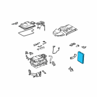 OEM 2007 Lexus RX400h Computer, Hybrid Vehicle Control Diagram - 89981-48035