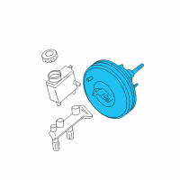 OEM 2006 Ford Expedition Booster Assembly Diagram - 2L1Z-2005-DB