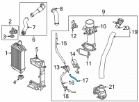 OEM Hyundai Genesis Coupe Hose-Oil Diagram - 28237-2C110