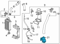 OEM Valve Assembly-RECIRCULA Diagram - 282342S303