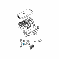 OEM Lincoln Zephyr Maxi Fuse Diagram - XR8Z-14526-B
