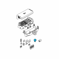 OEM 2010 Ford Mustang Relay Diagram - 3F2Z-14N089-AA