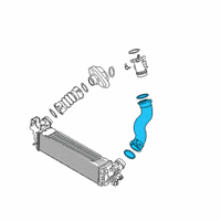 OEM BMW CHARGE AIR LINE Diagram - 11-61-8-571-025