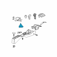 OEM Honda Fit Boot, Change Lever *NH167L* (GRAPHITE BLACK) Diagram - 83414-TF0-J52ZB