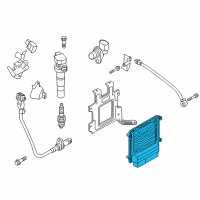 OEM 2014 Kia Sportage Engine Ecm Control Module Diagram - 391072GCE0