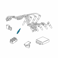 OEM 2007 Mercury Monterey Spark Plug Diagram - AGSF-42F-M