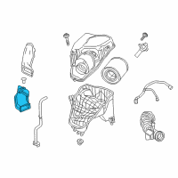 OEM Chevrolet Cruze Duct-Front Intake Air Diagram - 13367314