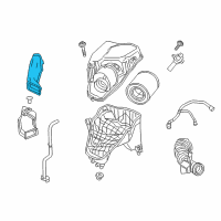 OEM 2019 Chevrolet Cruze Duct-Rear Intake Air Diagram - 13367310