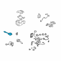 OEM 1999 Acura RL Switch Assembly, Lighting Diagram - 35255-SZ3-A12