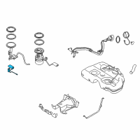 OEM 2018 Nissan Murano Fuel Gauge Sender Unit Diagram - 25060-5AA2A