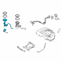 OEM 2018 Nissan Murano Fuel Gauge Sender Unit Diagram - 25060-5AA0A