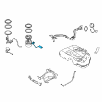 OEM 2017 Nissan Murano Fuel Gauge Sender Unit Diagram - 25060-5AA1A