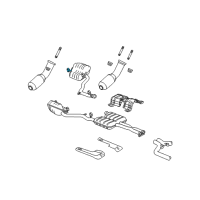 OEM 2011 Dodge Challenger ISOLATOR-Exhaust Support Diagram - 4578893AA