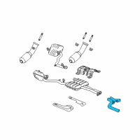 OEM 2009 Dodge Challenger Pipe-TAILPIPE Diagram - 4578913AC