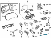 OEM 2022 Toyota Highlander Lens Diagram - 81362-0E040