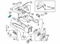 OEM 2022 Ford Bronco PANEL - CONSOLE Diagram - M2DZ-7804567-BA