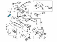 OEM Ford Bronco PANEL - CONSOLE Diagram - M2DZ-7804567-BA