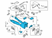 OEM 2021 Ford Bronco PANEL ASY - CONSOLE Diagram - M2DZ-78045A36-AB