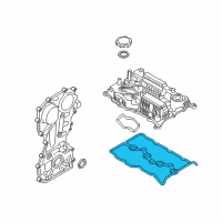 OEM Hyundai Santa Fe Gasket-Rocker Cover Diagram - 22441-2GGB0