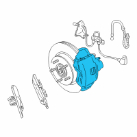OEM Chrysler LHS CALIPER-Disc Brake Diagram - 5010032AA
