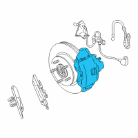 OEM 1999 Chrysler Concorde CALIPER-Disc Brake Diagram - 5010032AA