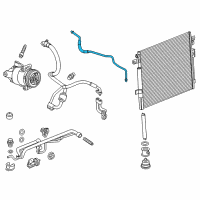 OEM 2019 GMC Canyon Liquid Line Diagram - 84586760