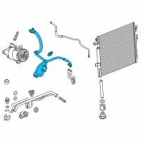 OEM 2016 Chevrolet Colorado Discharge Line Diagram - 23420188