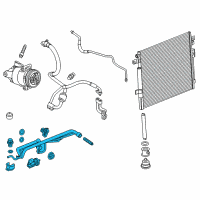 OEM 2022 Chevrolet Colorado Hose & Tube Assembly Diagram - 84586761