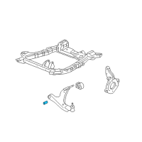 OEM 2008 Pontiac Torrent Bushing-Front Lower Control Arm Diagram - 21990364