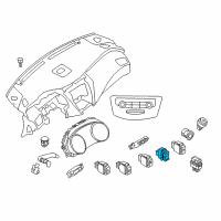 OEM 2021 Nissan Murano Switch Assy-Power Window, Main Diagram - 25401-5AA0A