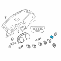 OEM 2015 Nissan Murano Switch Assy-Ignition Diagram - 25150-5BC0A