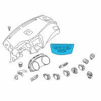 OEM 2018 Nissan Murano Controller Assy-Auto Air Conditioner Diagram - 27500-9UC1C