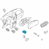 OEM Mercury Headlamp Switch Diagram - 8L8Z-11654-AA