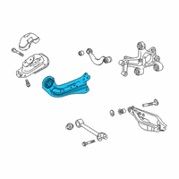 OEM Toyota Prius Trailing Arm Diagram - 48760-02020