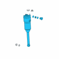 OEM Lexus Cylinder Assembly, Pneumatic Diagram - 48080-50430